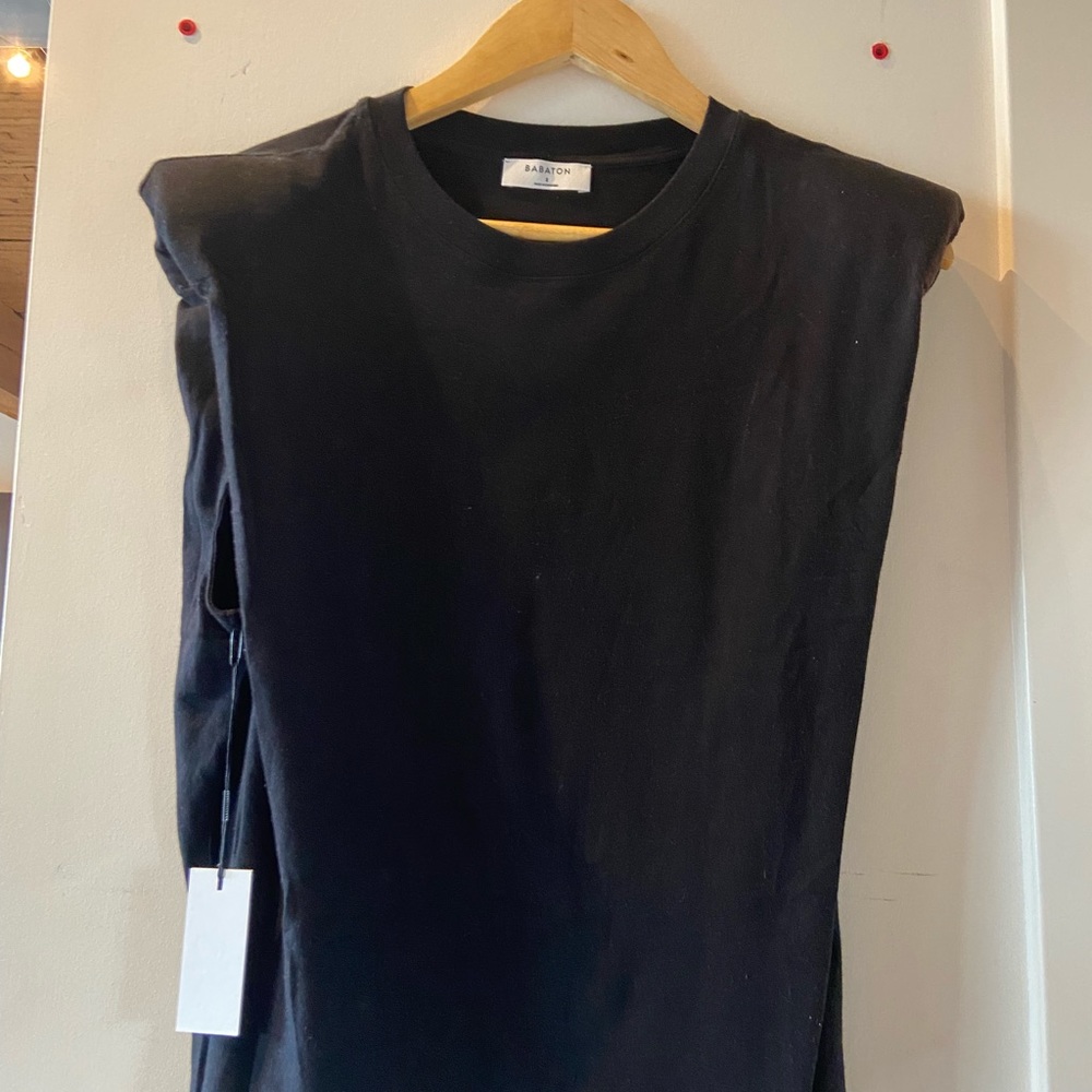 Babaton Shoulder pad shirt